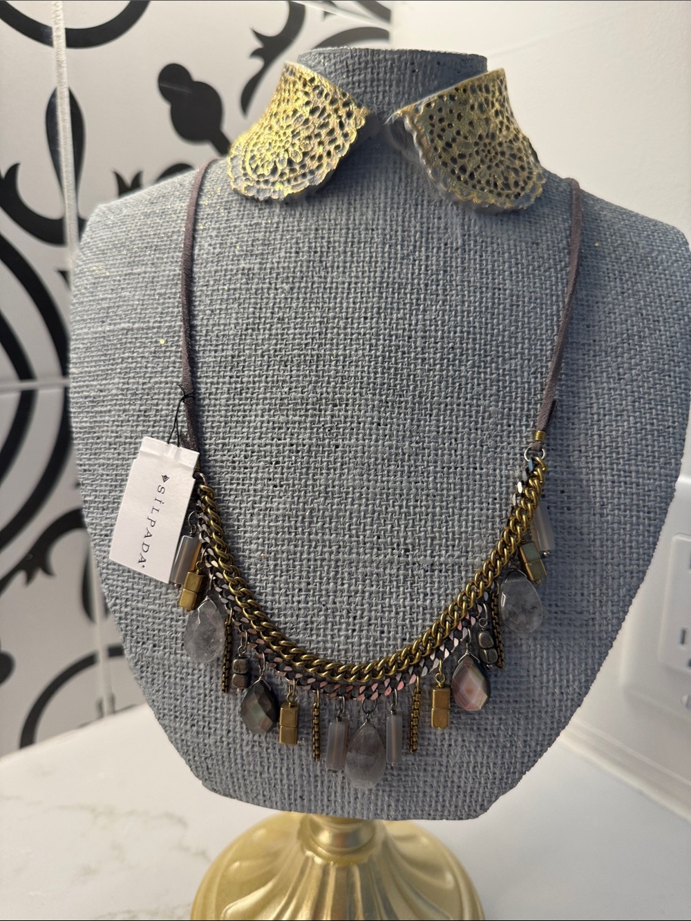 NWT Silpada Slide Cord Country Chic Necklace N3243 Retired